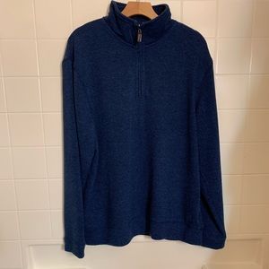Hudson River Cotton Quarter Zip Pullover Sz L